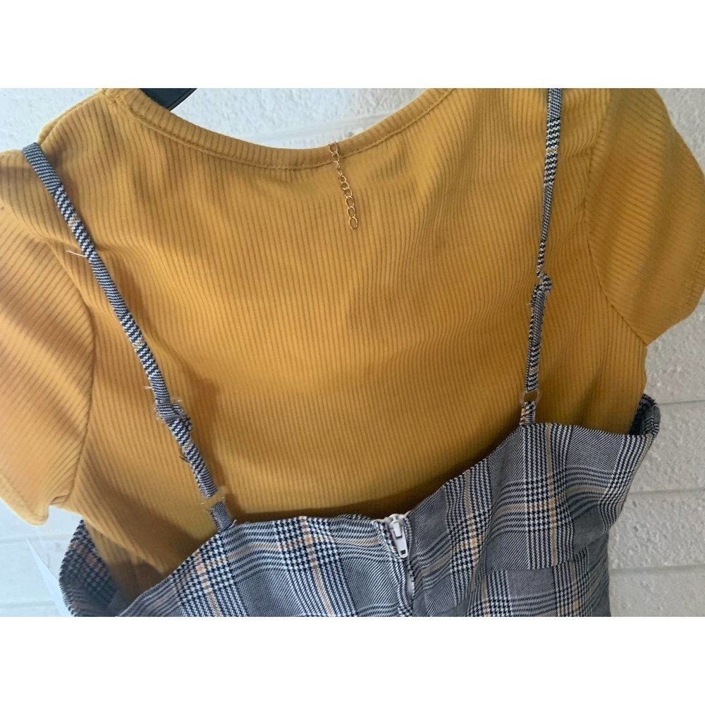 Rare edition girls plaid jumper dress - Picture 5 of 13